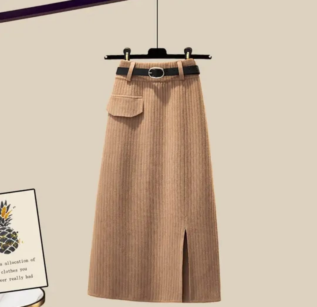 Women's Knitted Long Skirt 58864 Women's Knitted Long Skirt 58864