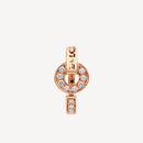 Rose Gold Pavé Diamonds Ring DN2086 - TUZZUT Qatar Online Shopping
