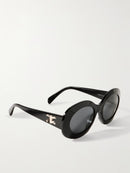Triomphe oversized round-frame acetate sunglasses S2025 - TUZZUT Qatar Online Shopping