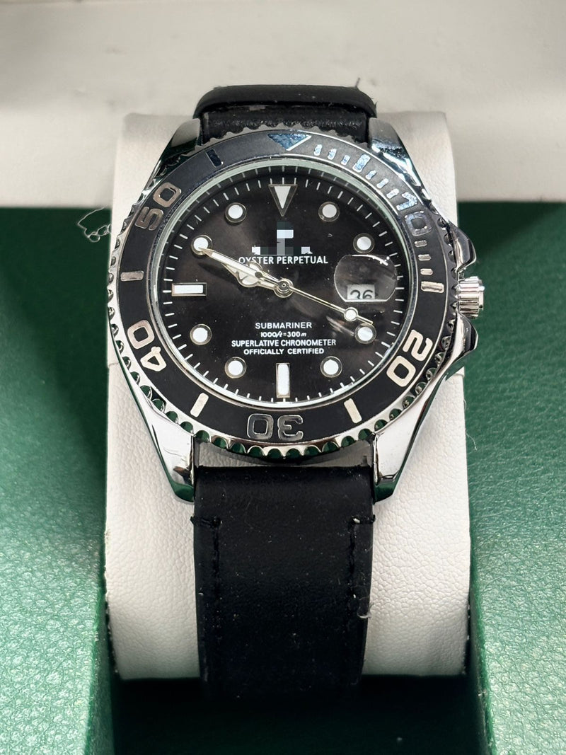 Luxury Men's Black Strap Stylish Watch W345268 - TUZZUT Qatar Online Shopping