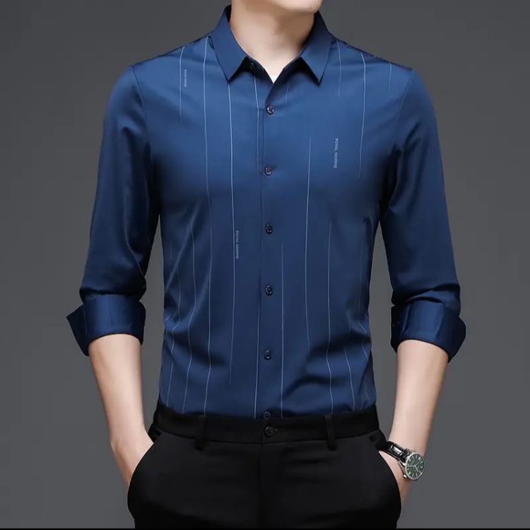 Autumn New High End Business Men's Long Sleeved Shirt - TUZZUT Qatar Online Shopping