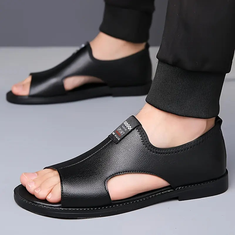 Men's Slip-On Sandals 7004093 - TUZZUT Qatar Online Shopping