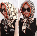 New Arrival Spring Summer Double Layer Double Sided Silk Scarf Silk Headscarf Sun Shade Bandana Fashionable Multi-function    WFD0023 - TUZZUT Qatar Online Shopping