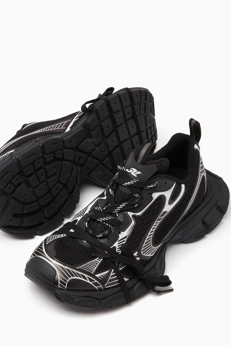 Panelled Leather Low-Top Trainers 58010 - TUZZUT Qatar Online Shopping