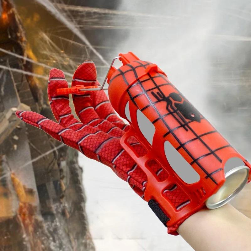 High quality glove spiderman glove set toy Spider man silk transmitter Shooting Gloves Toys - TUZZUT Qatar Online Shopping