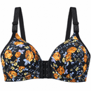 Black Floral Front-Closure Bra 485456 - 40/90 B