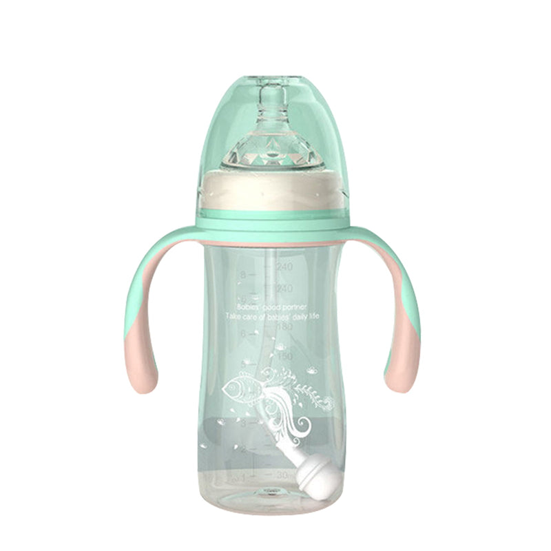 3 in 1 Feeding Bottle Silicone For Baby's 300ML - TUZZUT Qatar Online Shopping