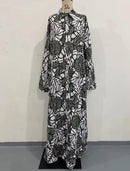 Women's Fashionable Summer Print Long Sleeve Dress     B-974103 - TUZZUT Qatar Online Shopping