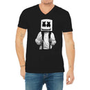 Marshmello V-Neck Tee M S4444289 - Tuzzut.com Qatar Online Shopping
