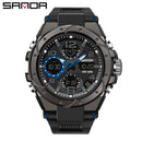 Sanda-Silicone Bracelet Watch Men Women Digital Quartz Wristwatch Couple Gift Fashion -07 - Tuzzut.com Qatar Online Shopping