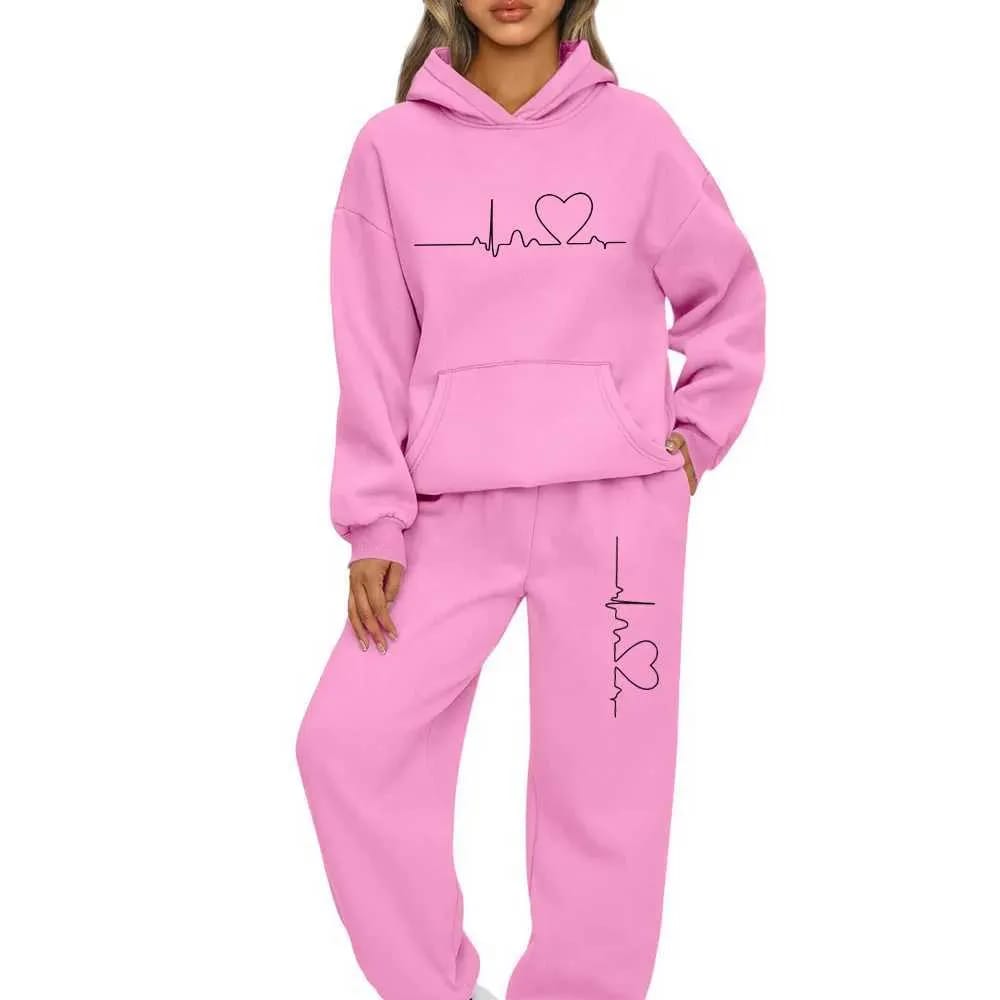 Women's Winter Tracksuit Long Sleeve Hoodie Fashion Outfit 2 Pcs Set MB-9989 Women's Winter Tracksuit Long Sleeve Hoodie Fashion Outfit 2 Pcs Set MB-9989