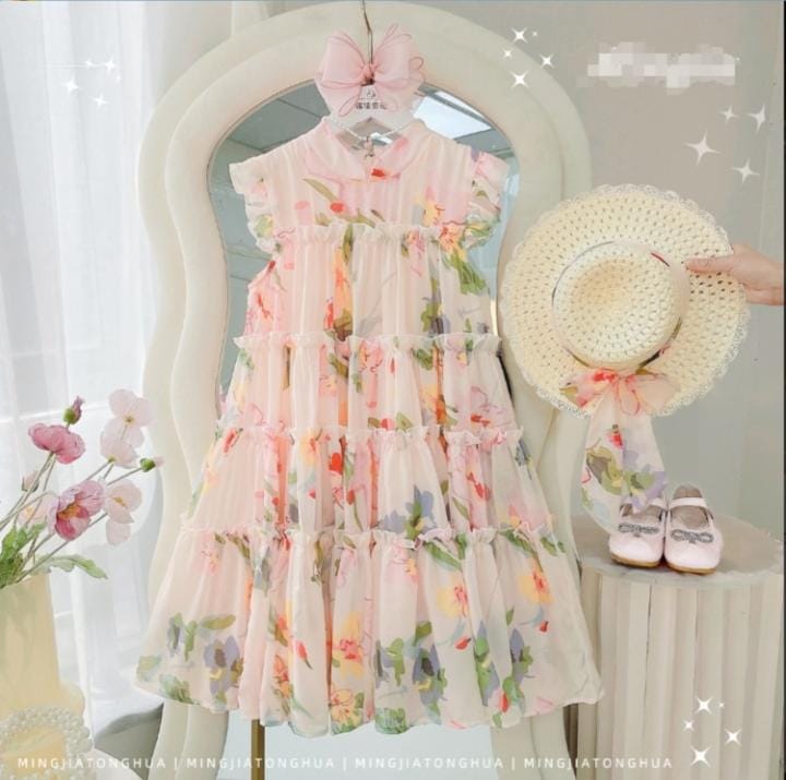 Girls Fairy Lace Tulip Sweet Princess Cake Children's Dress 556112 Girls Fairy Lace Tulip Sweet Princess Cake Children's Dress 556112