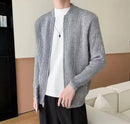 Men's Cardigan Colless Knitted Top Sweater Q103 - TUZZUT Qatar Online Shopping
