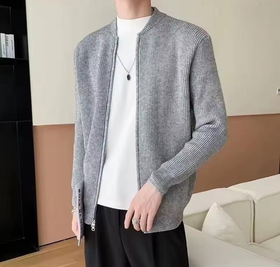 Men's Cardigan Colless Knitted Top Sweater Q103 Men's Cardigan Colless Knitted Top Sweater Q103