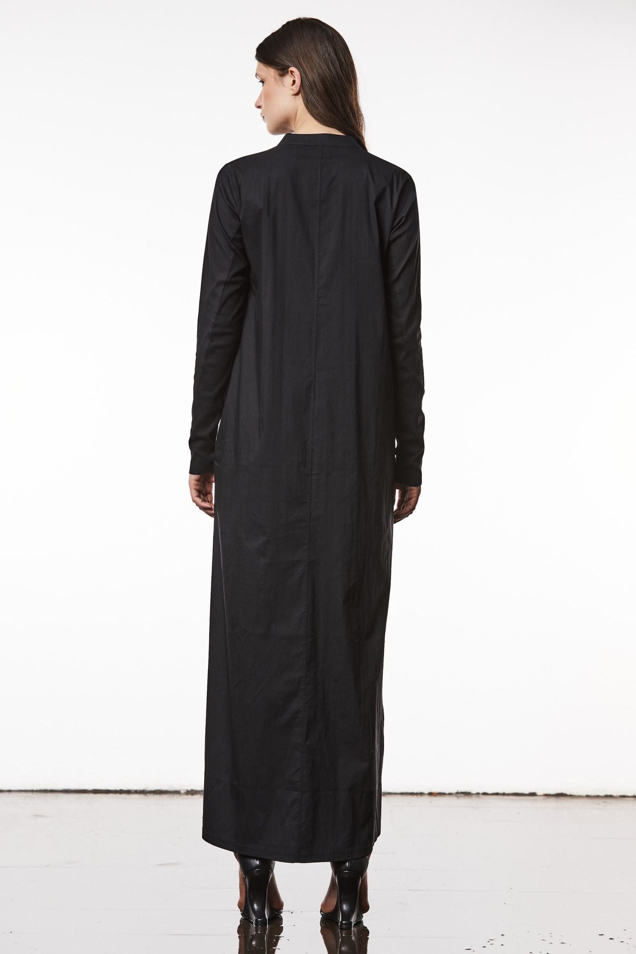Women's Cotton Blend Maxi Shirt Dress 159557 Women's Cotton Blend Maxi Shirt Dress 159557