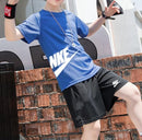 Kids Sportswear, Short Sleeved T-shirt, Short , Two Sets   368767 - TUZZUT Qatar Online Shopping