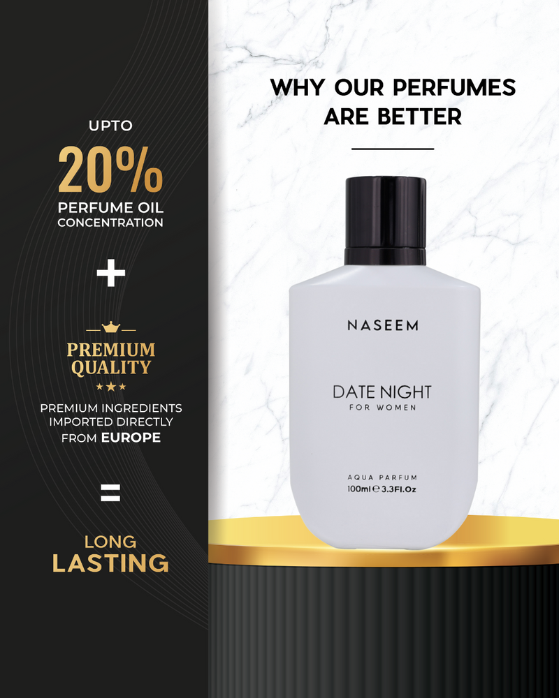 Naseem DATE NIGHT for Women Aqua Parfum EDP 100ml - TUZZUT Qatar Online Shopping