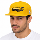 Yellow Los Angeles Lakers Snapback Cap MF 1919