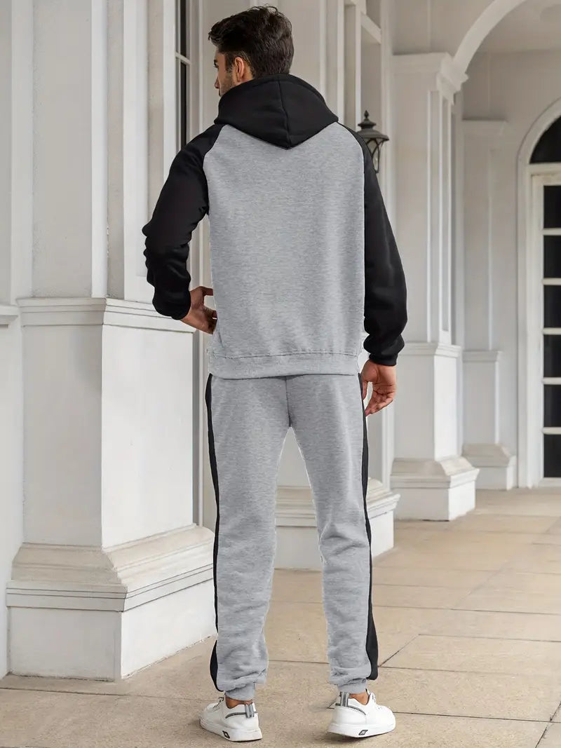 Men's Athletic Casual Sweatsuit Set TZ1200 - TUZZUT Qatar Online Shopping