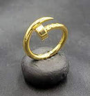 Vintage Gold Ring DN2116 - TUZZUT Qatar Online Shopping