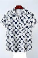 Tropical Shirt, Mens Shirts Summer Short Sleeve Casual Printing Beach Shirt Blouse Shirt Plus Size Shirt Men Tops    S743700 - TUZZUT Qatar Online Shopping