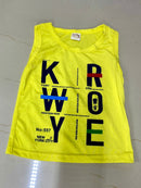 2PCS Children Brand Clothing Vest Suit Children's Sets Summer Shorts Boys Girls Sleeveless Kids Clothes for baby   K6150 - TUZZUT Qatar Online Shopping