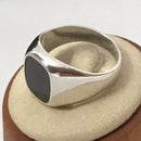 Mens Black Onyx Ring Sterling Silver Vintage Avon Size 13-S4269537 - Tuzzut.com Qatar Online Shopping