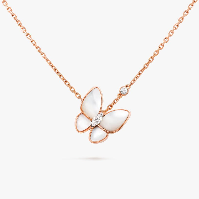 Butterfly Pendant Necklace S505040217 - TUZZUT Qatar Online Shopping