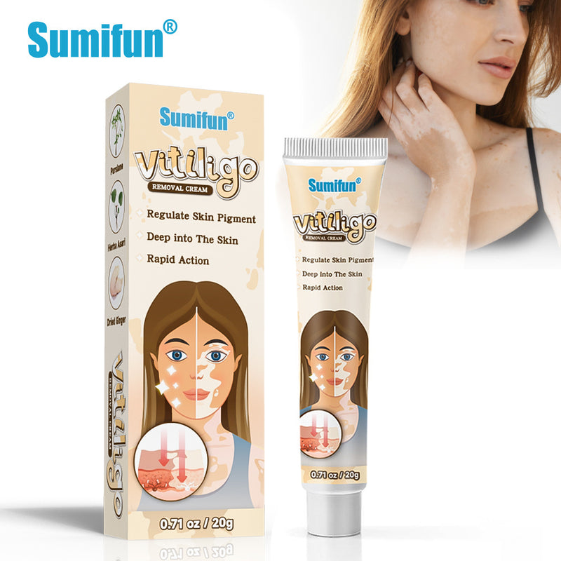 Vitiligo Removal Cream, Skin Vitiligo Treatment, Vitiligo Care Cream Reduces White Spots and Improves Skin Pigmentation (20g) B-389470 - TUZZUT Qatar Online Shopping