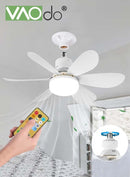 Fan Ceiling Fan with LED Light Light with Remote 0001598 - TUZZUT Qatar Online Shopping