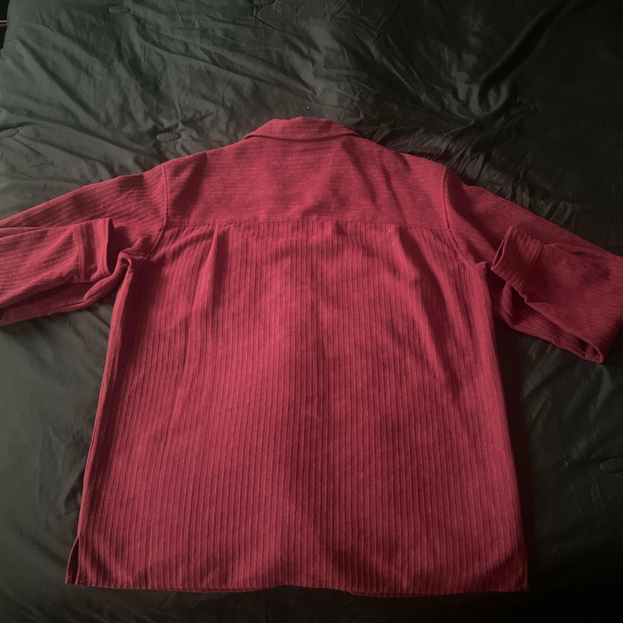 Jean-Paul Gaultier Men's Burgundy Shirt S5072840 Jean-Paul Gaultier Men's Burgundy Shirt S5072840