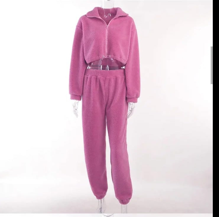 Custom Jogger 3 Women Piece Set Sweatsuit Women Tracksuit Crop Top Coats Three Pieces Pants Set Winter Women Fur Outfits S B-201789 Custom Jogger 3 Women Piece Set Sweatsuit Women Tracksuit Crop Top Coats Three Pieces Pants Set Winter Women Fur Outfits S B-201789