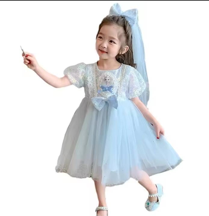 Girls Western Style Princess Dress Children's Skirt Baby Clothes B266718 Girls Western Style Princess Dress Children's Skirt Baby Clothes B266718
