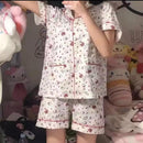 Cartoon Pajamas Suit Summer Home Clothes Anime Casual Short Sleeve Shorts    S5003387 - TUZZUT Qatar Online Shopping