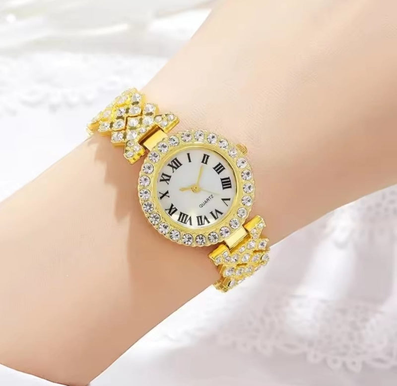Luxury Ladies Watch Fashion and Stylish Ladies Bracelet Quartz - Watch 147876 - TUZZUT Qatar Online Shopping
