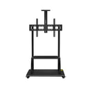 Skill Tech Large Heavy-Duty Steel Tv Trolley Stand with Shelf - DG 110B FS (Fits Most 42" ~ 120") - Tuzzut.com Qatar Online Shopping