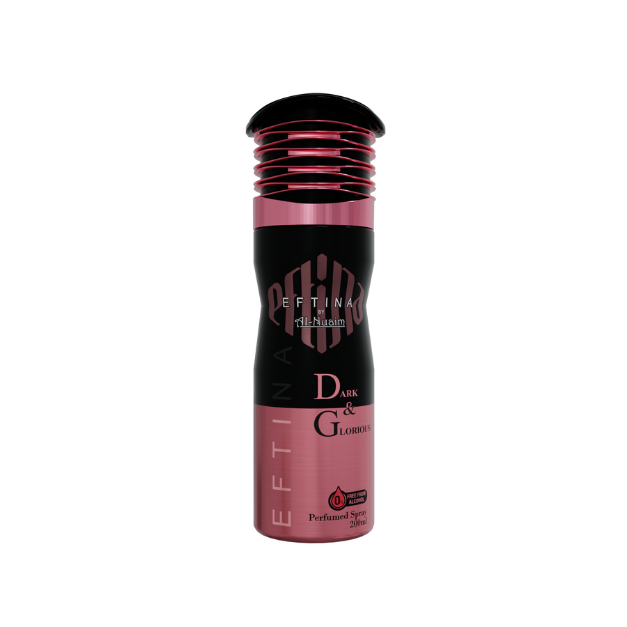 Al Nuaim Dark & Glorious Non-Alcoholic Deodorant Perfumed Spray 200ml Al Nuaim Dark & Glorious Non-Alcoholic Deodorant Perfumed Spray 200ml