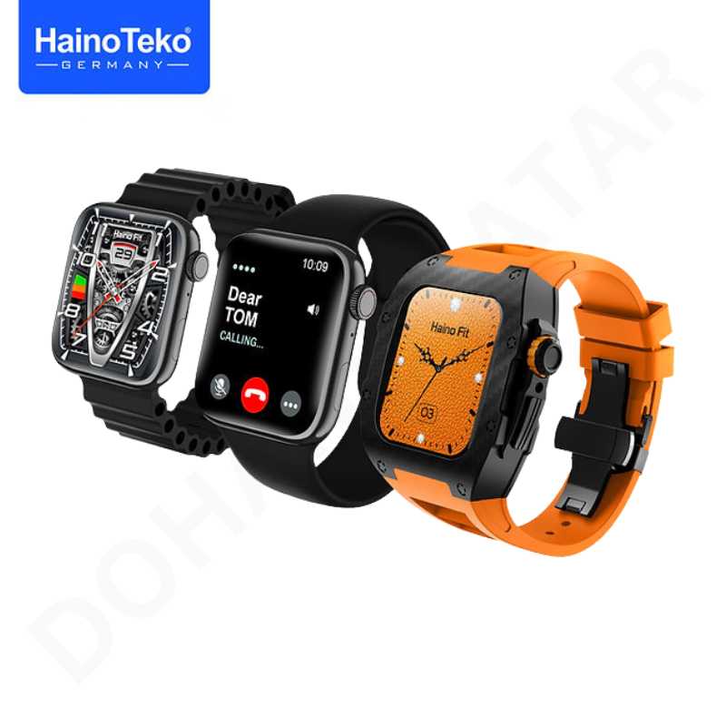 HainoTeko Richard M10 Fully Protective 3 Pairs Strap Smartwatch HainoTeko Richard M10 Fully Protective 3 Pairs Strap Smartwatch