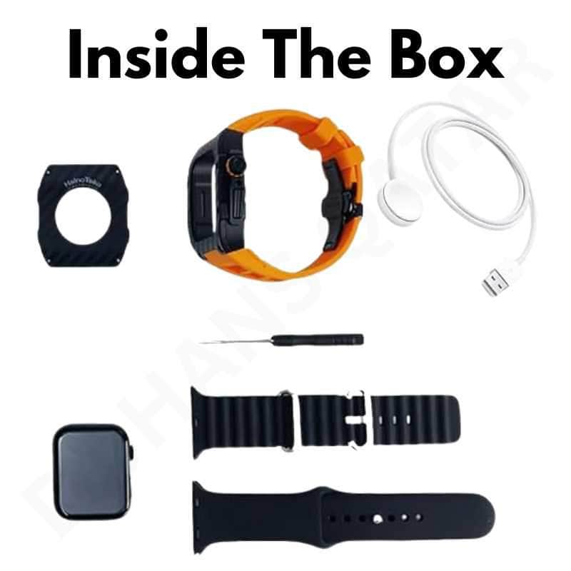 HainoTeko Richard M10 Fully Protective 3 Pairs Strap Smartwatch HainoTeko Richard M10 Fully Protective 3 Pairs Strap Smartwatch