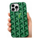 I Phone 14 pro Green Pattern Printed Phone Case MF 1951