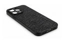I Phone 13 pro Black Embossed Monogram Pattern Phone Case MF 1954