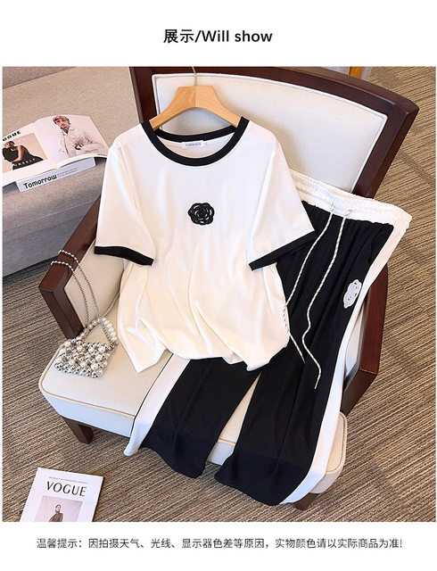 Women's Short Sleeve T-shirt Pants Set S5001407 Women's Short Sleeve T-shirt Pants Set S5001407