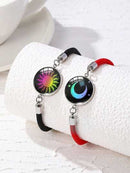 Sun Moon Gemstone Bracelets DN2109 - TUZZUT Qatar Online Shopping