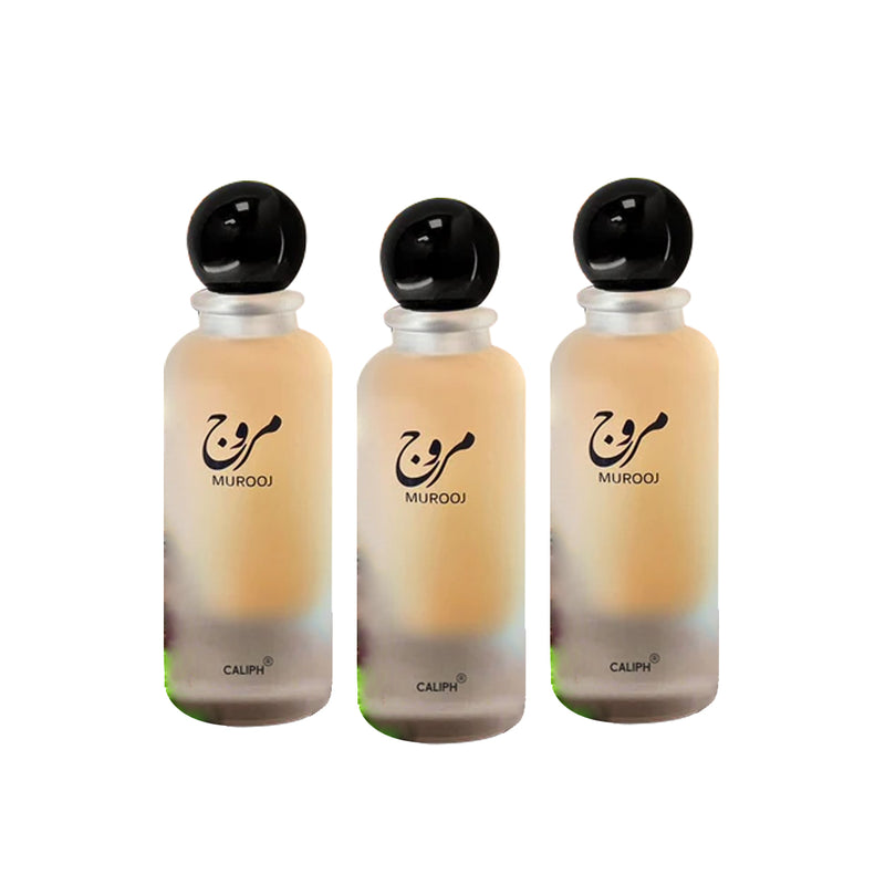 3 Pcs Murooj EDP 80ml Perfume By Caliph | Inspired by Ahmed Al Maghribi Marj - TUZZUT Qatar Online Shopping