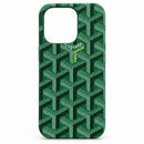 I Phone 14 pro Green Pattern Printed Phone Case MF 1951