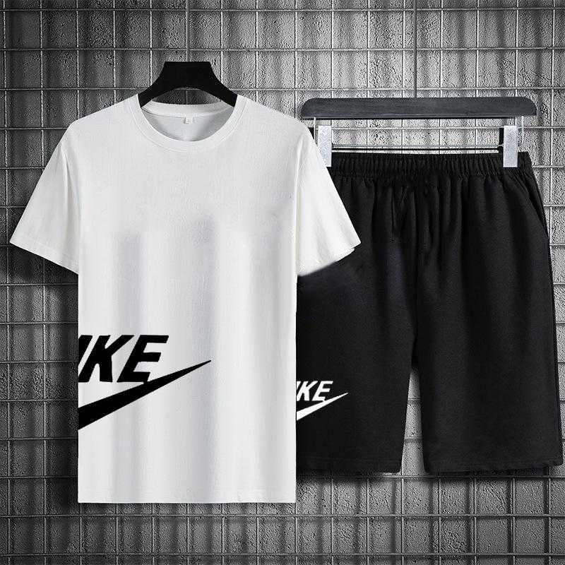 Men's Sports Short Sleeve Thin Breathable T-shirt And Shorts TS33 - TUZZUT Qatar Online Shopping