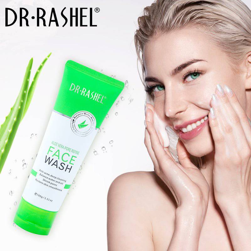 DR RASHEL Aloe Vera Pore Refine Face Wash 100g DRL-1633