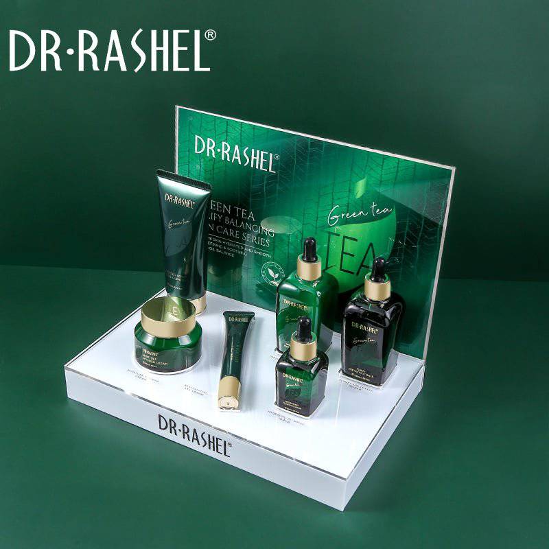 DR RASHEL Green Tea Purify Balancing Skin Care Set 10pcs Facial Care Kit DRL-1644
