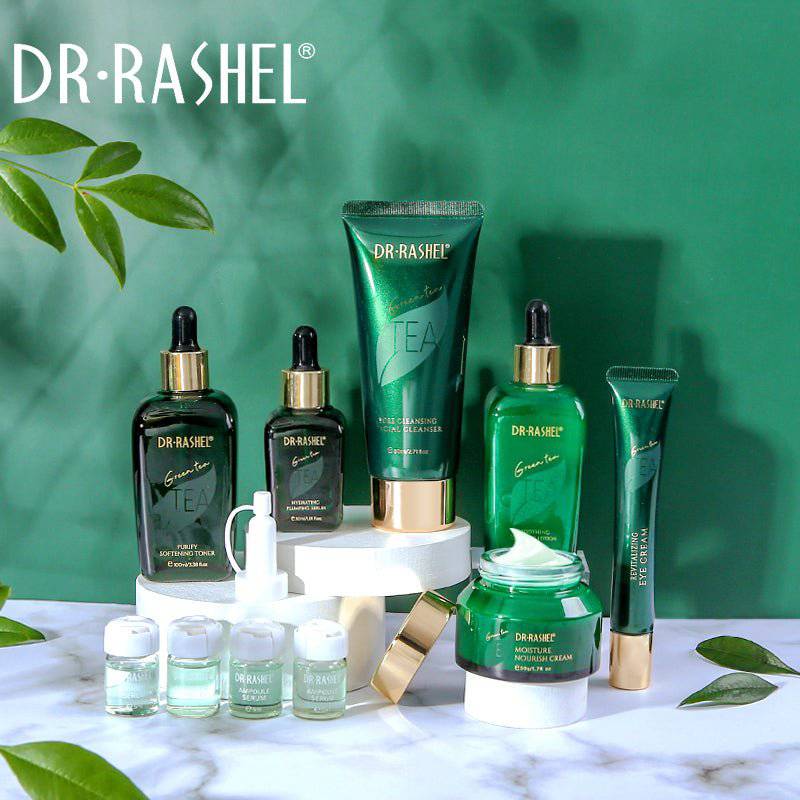 DR RASHEL Green Tea Purify Balancing Skin Care Set 10pcs Facial Care Kit DRL-1644 DR RASHEL Green Tea Purify Balancing Skin Care Set 10pcs Facial Care Kit DRL-1644