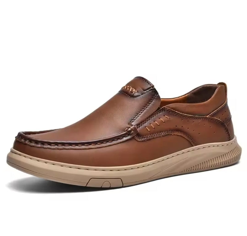 Comfortable Genuine Leather Loafers 7012360 - TUZZUT Qatar Online Shopping